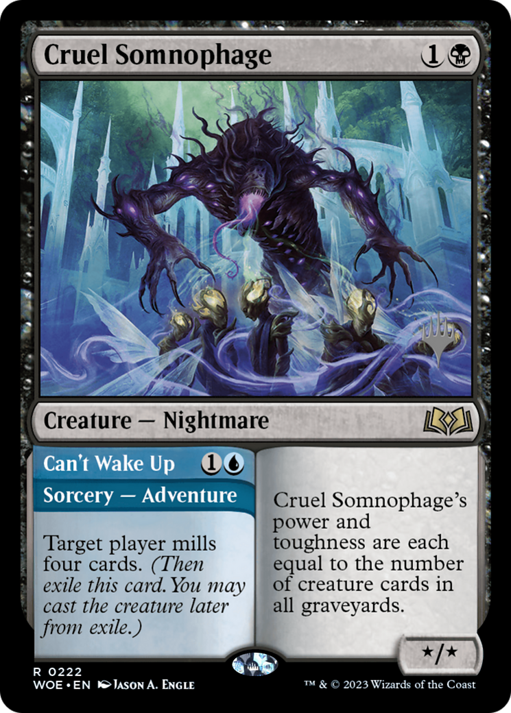 Cruel Somnophage (PPWOE-222P) - Wilds of Eldraine Promos