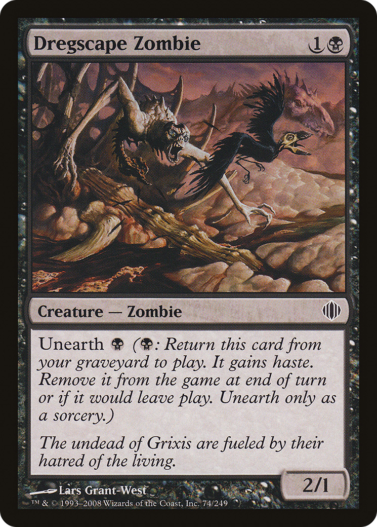 Dregscape Zombie (ALA-074) - Shards of Alara