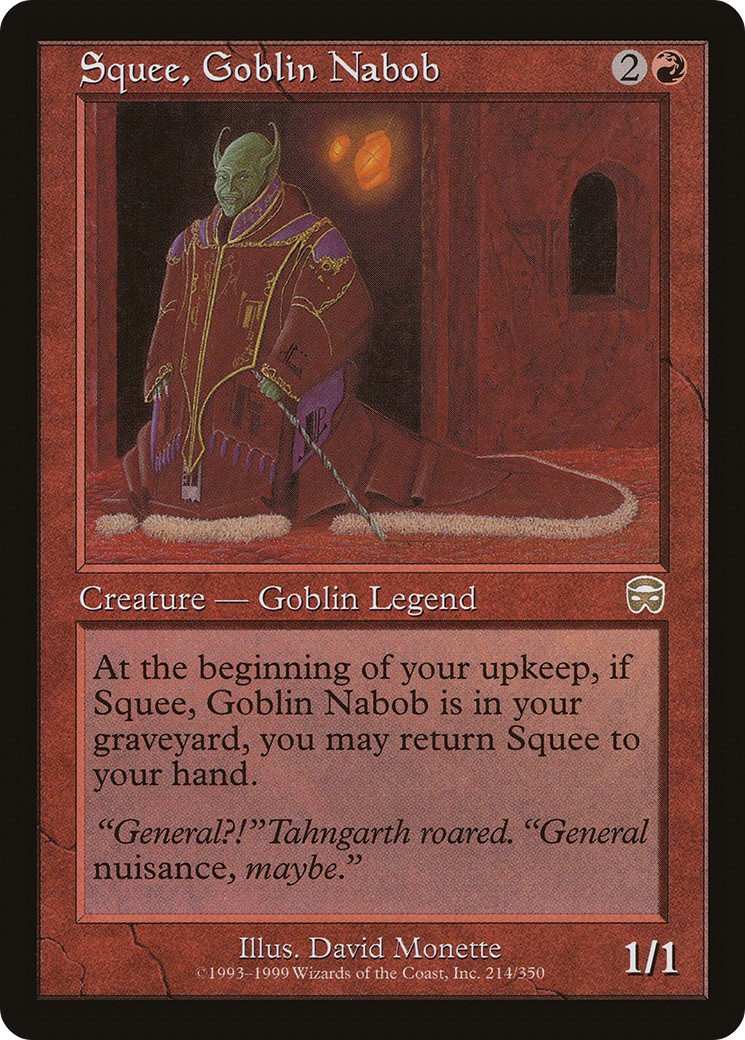 Squee, Goblin Nabob (MMQ-214) - Mercadian Masques