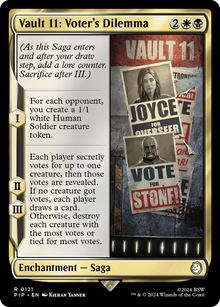 Vault 11: Voter's Dilemma⁣ - Universes Beyond: Fallout⁣ (Rare)⁣ [121]
