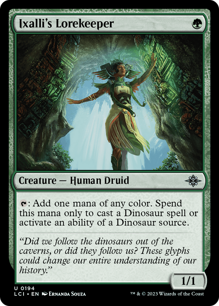 Ixalli's Lorekeeper⁣ - The Lost Caverns of Ixalan⁣ (Uncommon)⁣ [194]