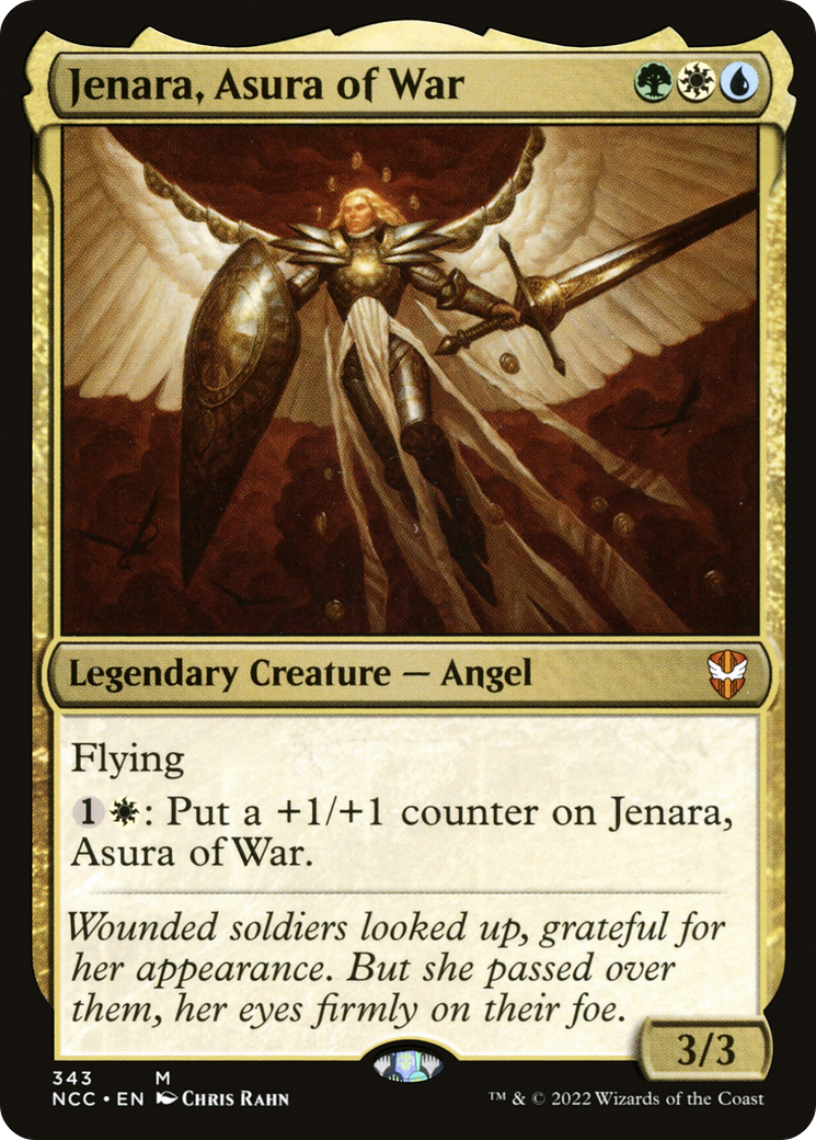 Jenara, Asura of War⁣ - Commander: Streets of New Capenna⁣ (Mythic)⁣ [343]