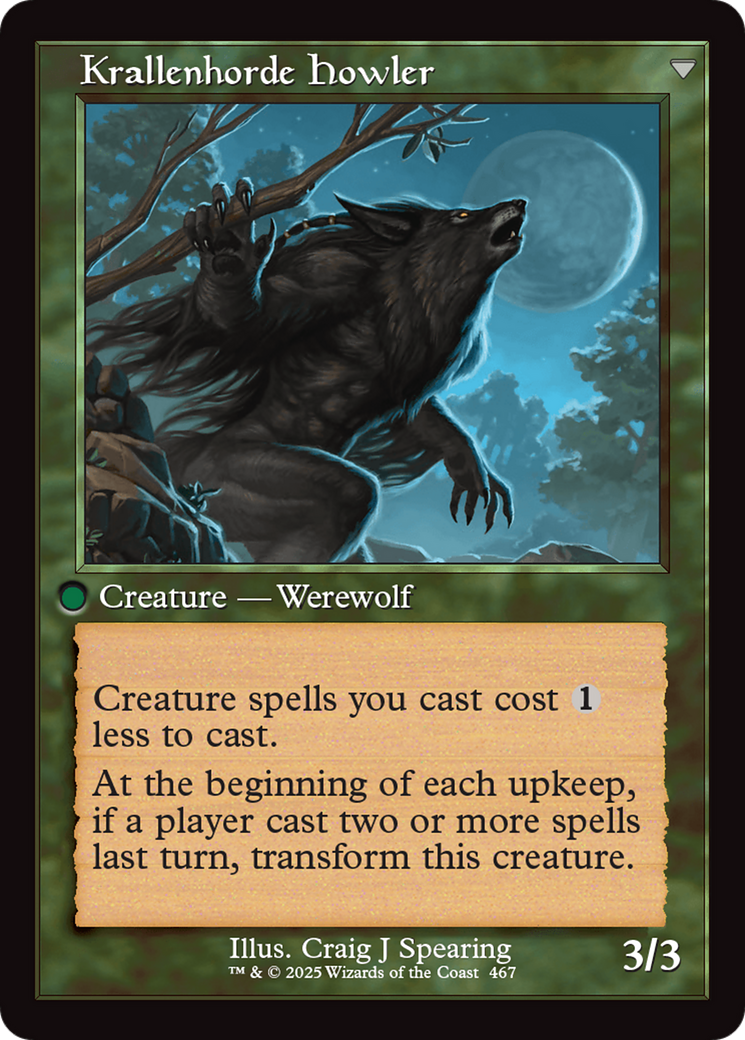 Duskwatch Recruiter // Krallenhorde Howler (INR-467) - Innistrad Remastered
