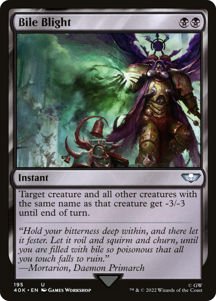 Bile Blight⁣ - Universes Beyond: Warhammer 40,000⁣ (Uncommon)⁣ [195]
