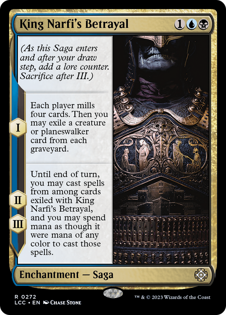 King Narfi's Betrayal⁣ - Commander: The Lost Caverns of Ixalan⁣ (Rare)⁣ [272]