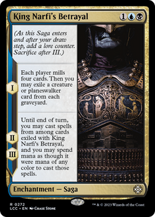 King Narfi's Betrayal⁣ - Commander: The Lost Caverns of Ixalan⁣ (Rare)⁣ [272]