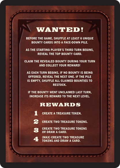 Bounty: Vara Beth Hannifer // Wanted! (TOTC-041) - Outlaws of Thunder Junction Commander Tokens