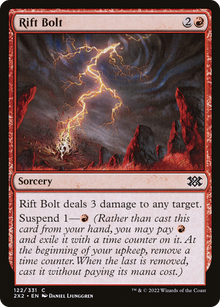 Rift Bolt⁣ - Double Masters 2022⁣ (Common)⁣ [122]