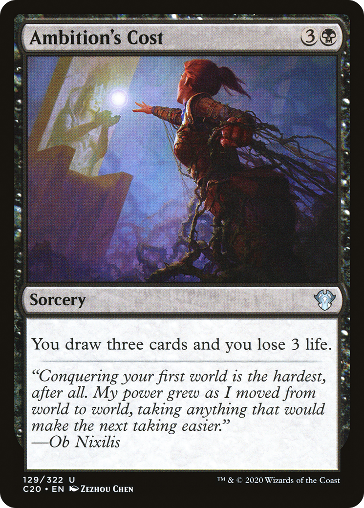 Ambition's Cost (C20-129) - Commander 2020