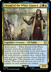 Elrond of the White Council⁣ - Commander: The Lord of the Rings: Tales of Middle-earth⁣ (Rare)⁣ [51]