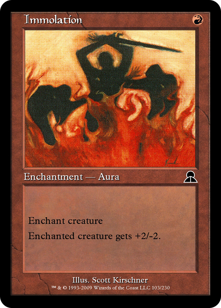 Immolation (ME3-103) - Masters Edition III Foil