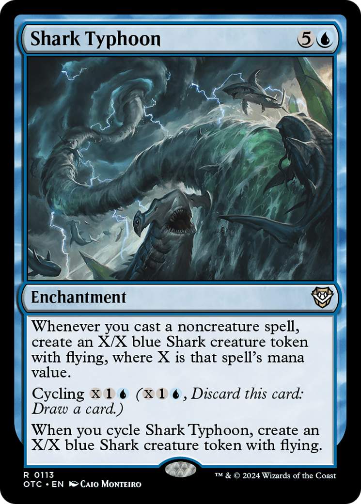 Shark Typhoon⁣ - Commander: Outlaws of Thunder Junction⁣ (Rare)⁣ [113]