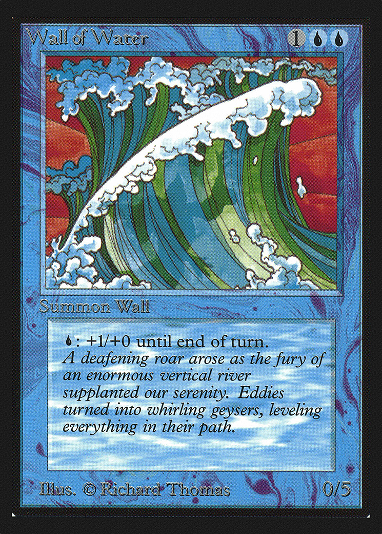 Wall of Water (IE) (IED-091) - Intl. Collectors' Edition