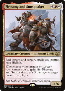 Firesong and Sunspeaker⁣ - Double Masters 2022⁣ (Rare)⁣ [215]