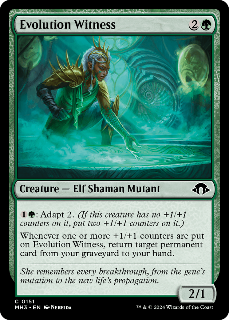 Evolution Witness⁣ - Modern Horizons 3⁣ (Common)⁣ [151]