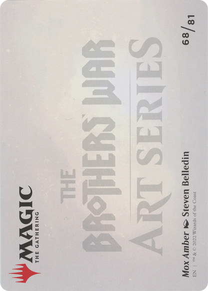 Mox Amber // Mox Amber (ABRO-068) - The Brothers' War Art Series (Borderless)
