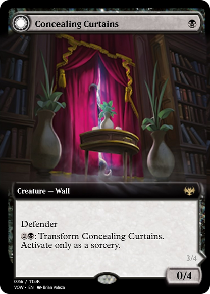 Concealing Curtains // Revealing Eye (PRM-95351) - Magic Online Promos Foil