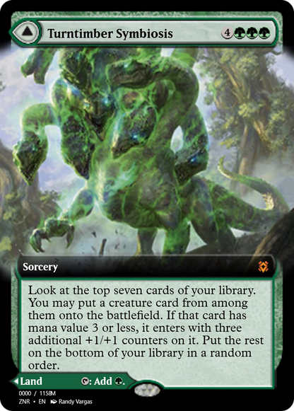 Turntimber Symbiosis // Turntimber, Serpentine Wood (PRM-83868) - Magic Online Promos
