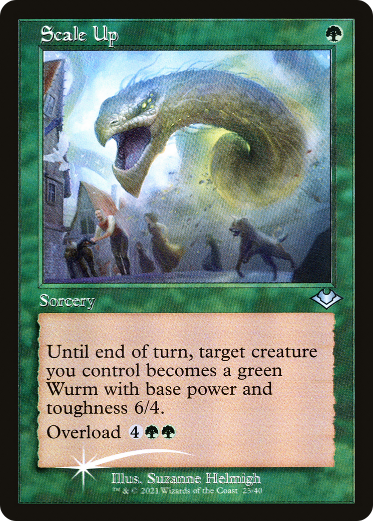 Scale Up (Retro Frame) (MH1-023) - Modern Horizons 1 Timeshifts Foil