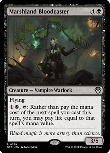 Marshland Bloodcaster⁣ - Commander: Outlaws of Thunder Junction⁣ (Rare)⁣ [139]