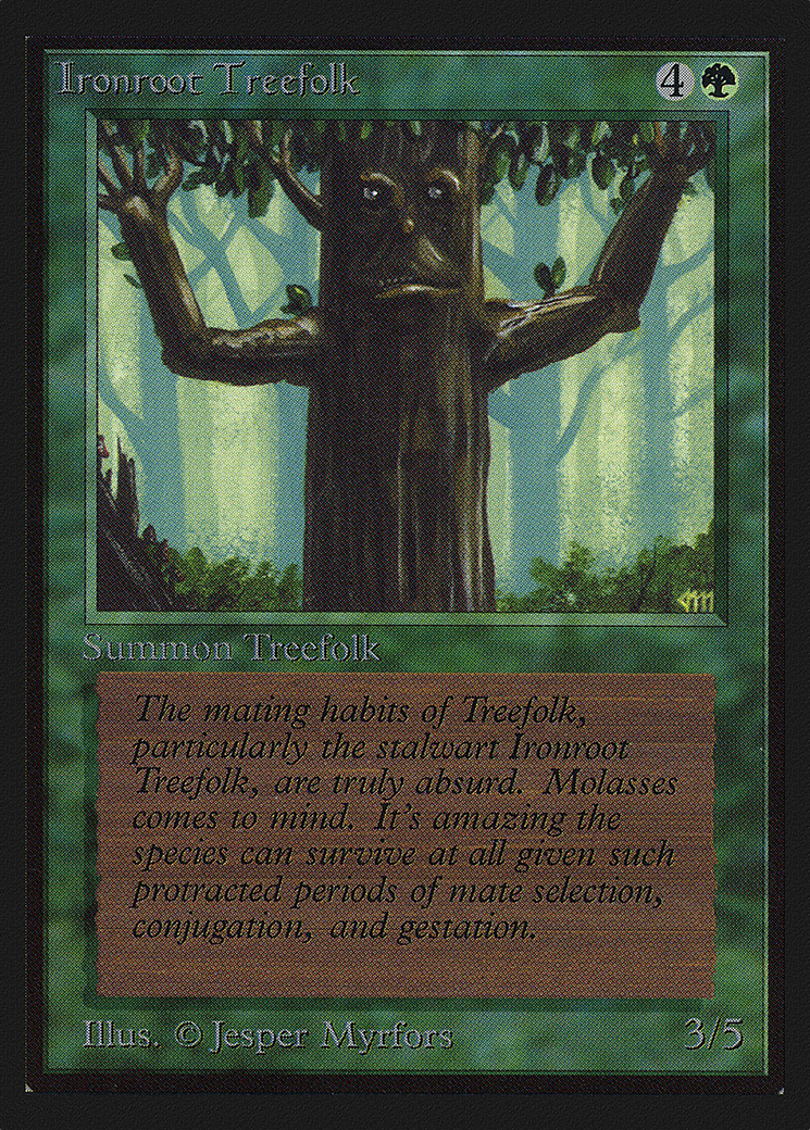 Ironroot Treefolk (IE) (IED-204) - Intl. Collectors' Edition