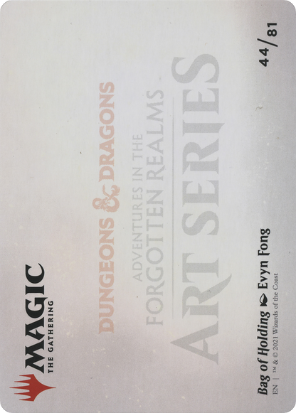 Bag of Holding // Bag of Holding (AAFR-044) - Adventures in the Forgotten Realms Art Series (Borderless)