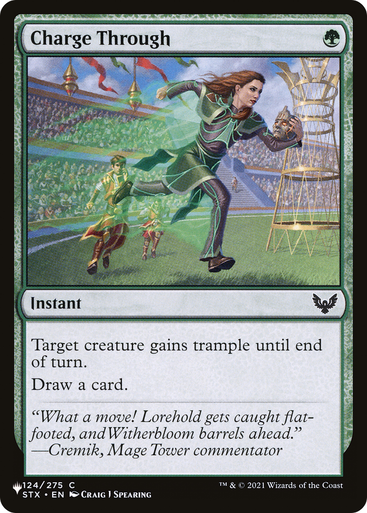 Charge Through (LIST-STX-124) - The List