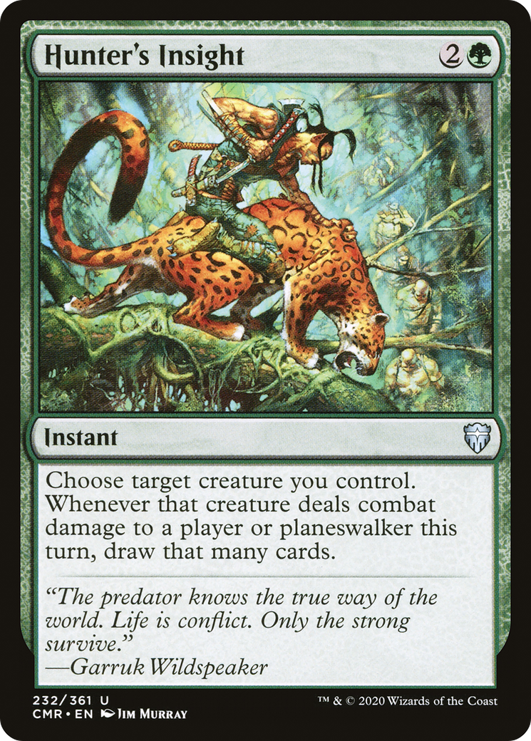 Hunter's Insight (CMR-232) - Commander Legends