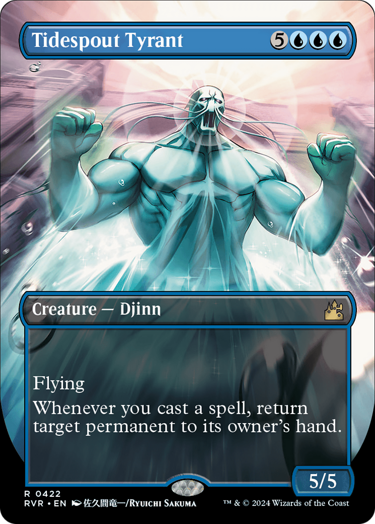 Tidespout Tyrant (Anime Borderless) (RVR-422) - Ravnica Remastered (Borderless)