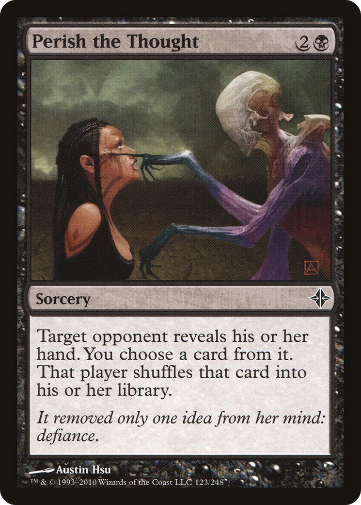 Perish the Thought (ROE-123) - Rise of the Eldrazi Foil