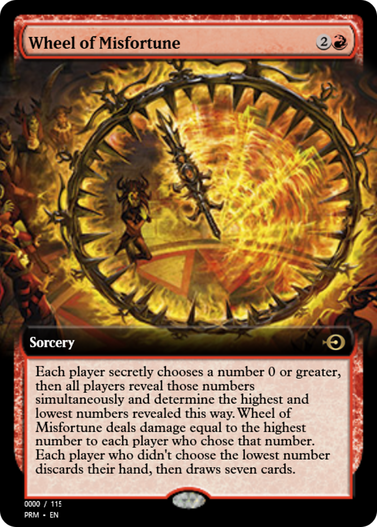 Wheel of Misfortune (PRM-85960) - Magic Online Promos