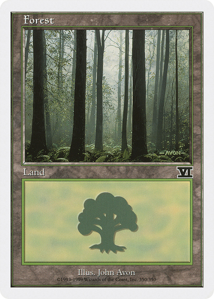 Forest (350) (6ED-350) - Classic Sixth Edition