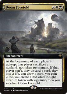 Doom Foretold (Extended Art) (ELD-378) - Throne of Eldraine: (Extended Art)
