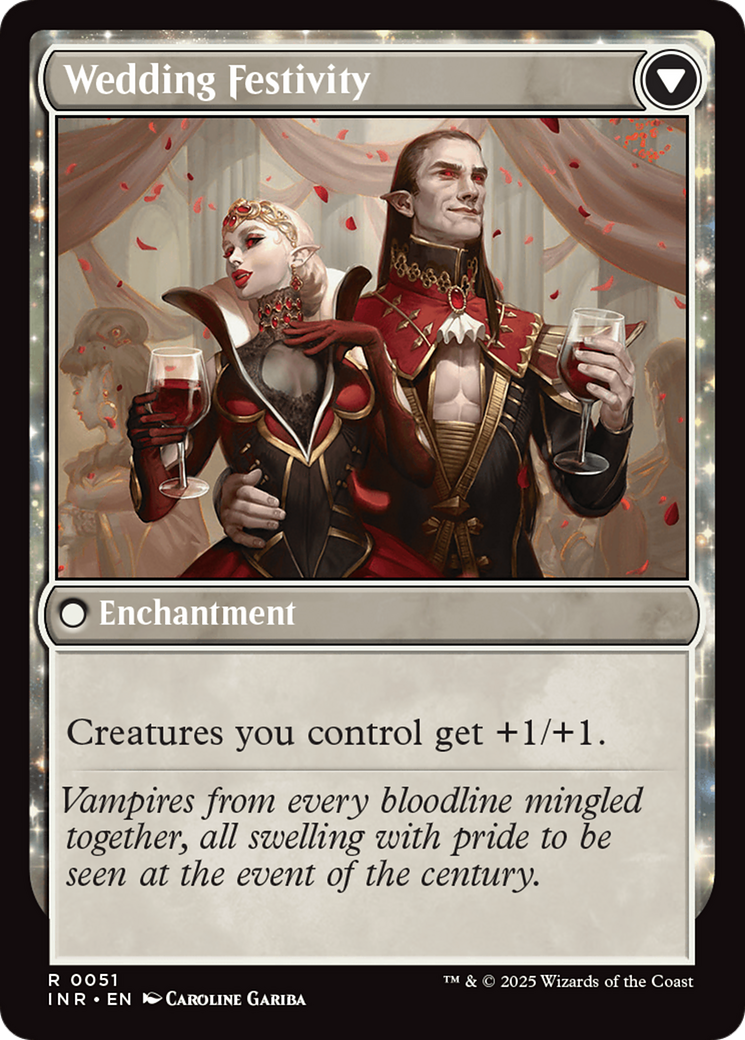 Wedding Announcement // Wedding Festivity (INR-051) - Innistrad Remastered: (enchantment) Foil
