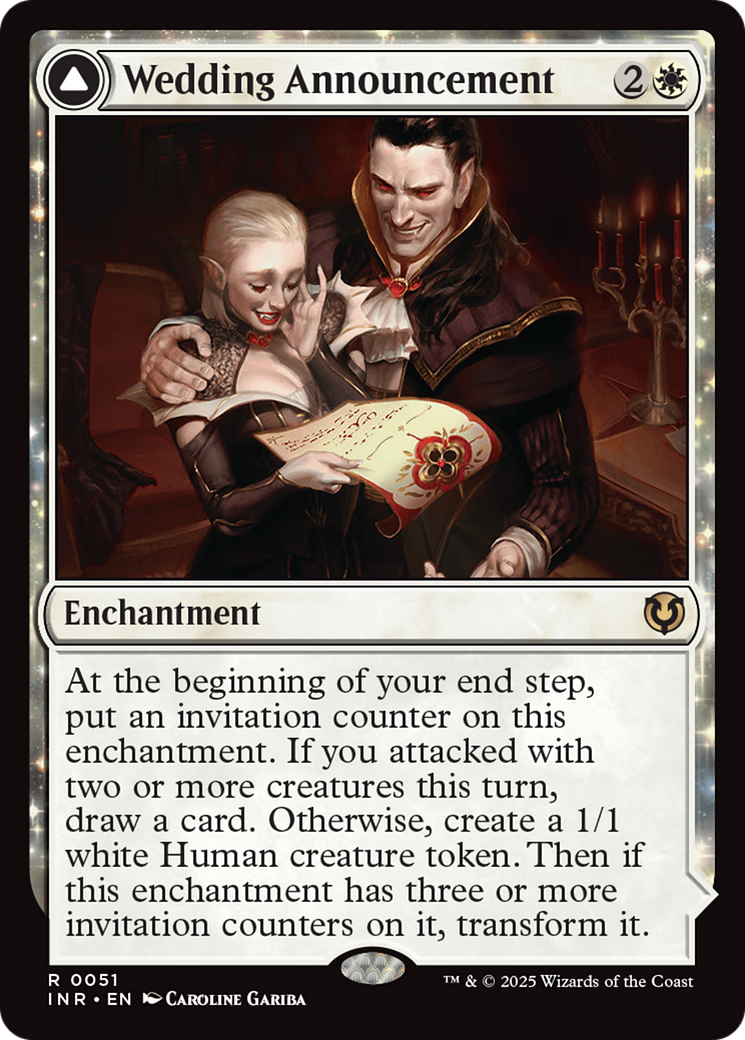 Wedding Announcement // Wedding Festivity (INR-051) - Innistrad Remastered: (enchantment) Foil