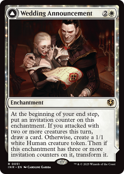 Wedding Announcement // Wedding Festivity (INR-051) - Innistrad Remastered: (enchantment) Foil