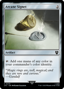 Arcane Signet⁣ - Commander: The Lord of the Rings: Tales of Middle-earth⁣ (Common)⁣ [273]