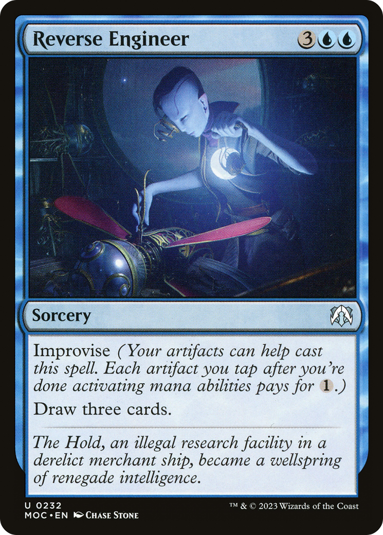 Reverse Engineer⁣ - Commander: March of the Machine⁣ (Uncommon)⁣ [232]