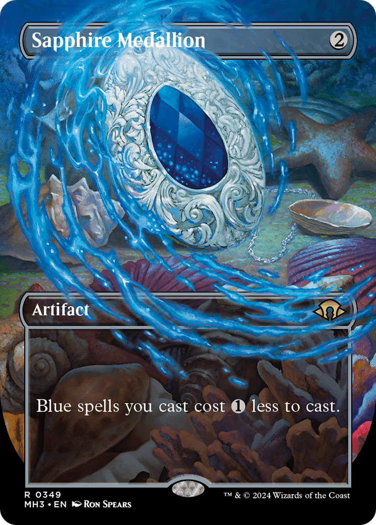 Sapphire Medallion (Borderless) (MH3-349) - Modern Horizons 3 (Borderless)