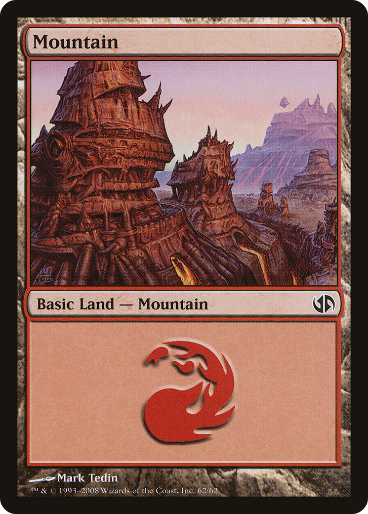 Mountain (62) (DD2-062) - Duel Decks: Jace vs. Chandra