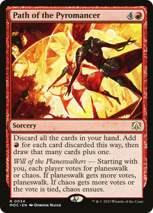 Path of the Pyromancer⁣ - Commander: March of the Machine⁣ (Rare)⁣ [34]