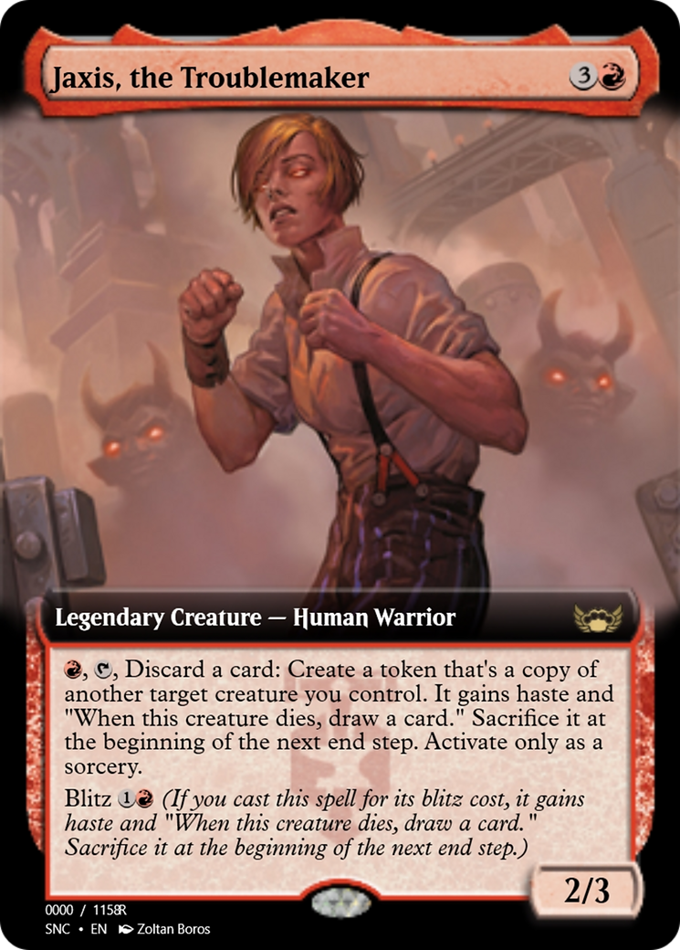 Jaxis, the Troublemaker (PRM-99769) - Magic Online Promos