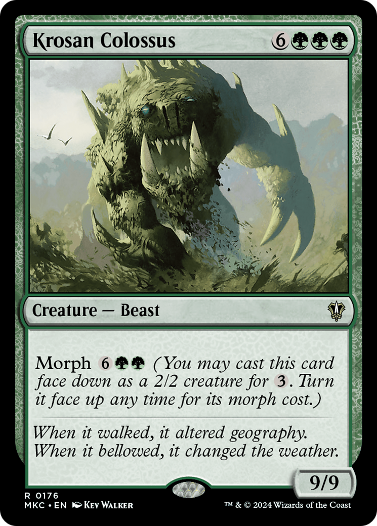 Krosan Colossus⁣ - Commander: Murders at Karlov Manor⁣ (Rare)⁣ [176]
