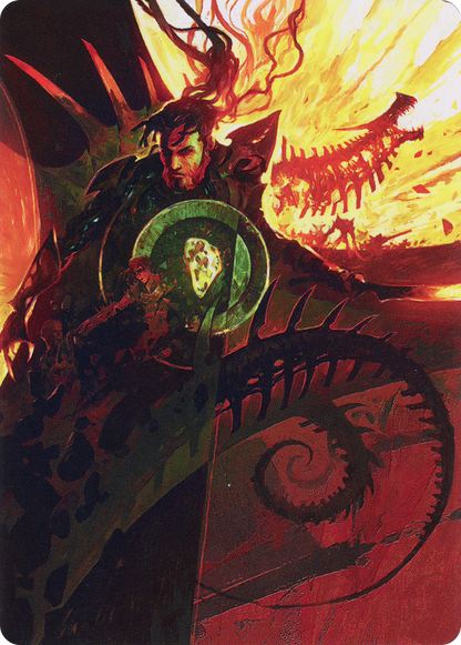 Mishra's Command // Mishra's Command (ABRO-033) - The Brothers' War Art Series (Borderless) Foil
