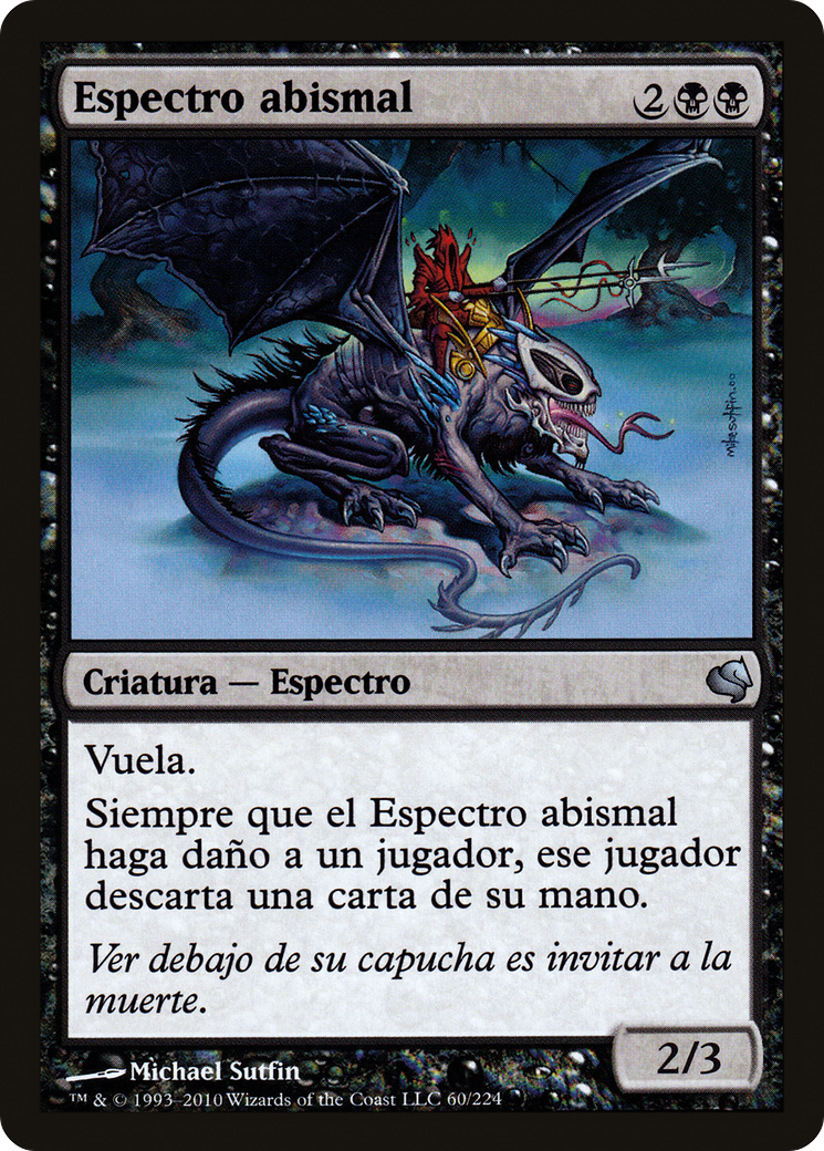 Abyssal Specter (Spanish) - "Espectro abismal" (PS11-060) - Salvat 2011