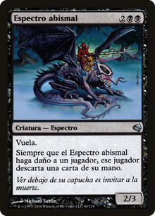 Abyssal Specter (Spanish) - "Espectro abismal" (PS11-060) - Salvat 2011