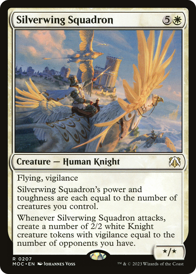 Silverwing Squadron⁣ - Commander: March of the Machine⁣ (Rare)⁣ [207]
