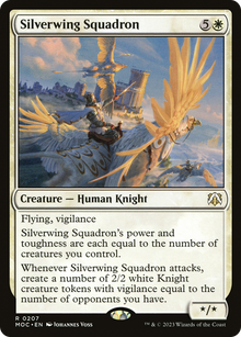 Silverwing Squadron⁣ - Commander: March of the Machine⁣ (Rare)⁣ [207]