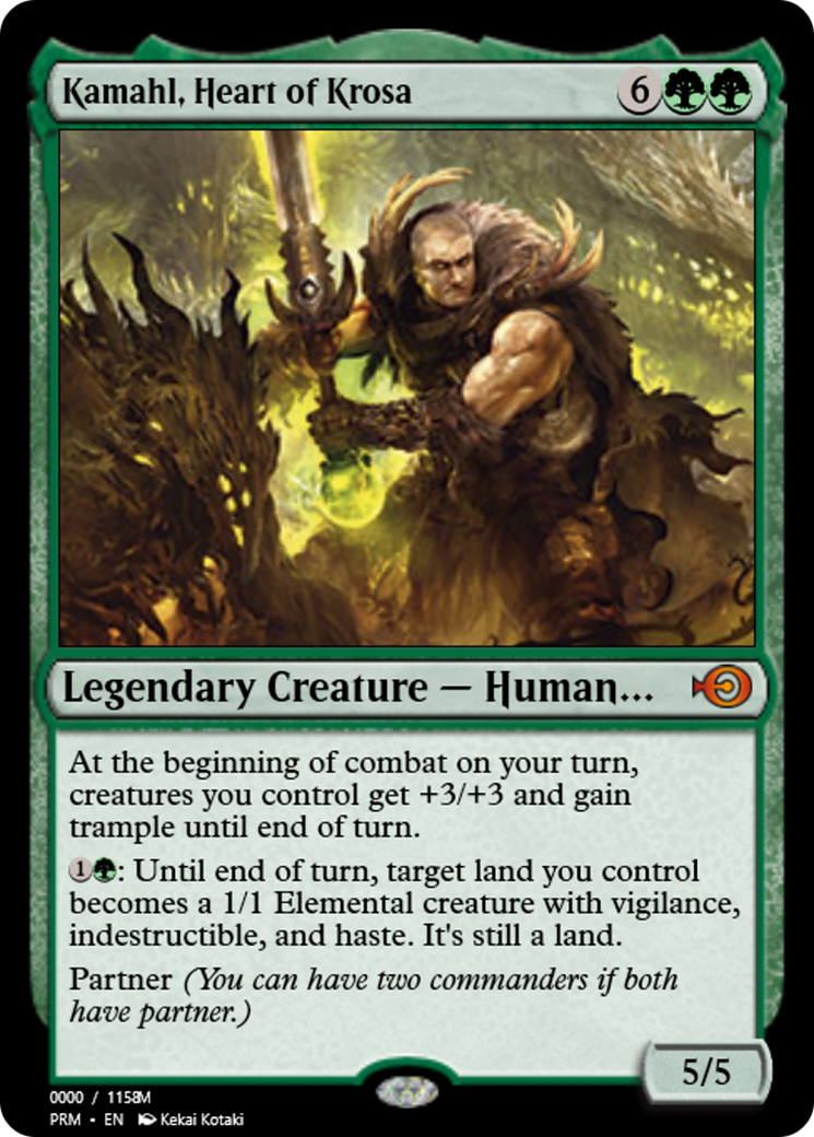 Kamahl, Heart of Krosa (PRM-86338) - Magic Online Promos