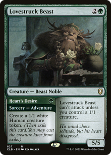 Lovestruck Beast⁣ - Commander Legends: Battle for Baldur's Gate: Extras⁣ (Rare)⁣ [827]